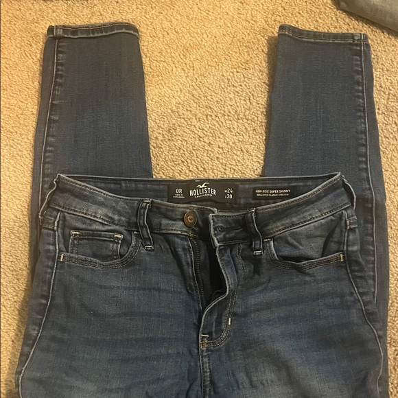 Hollister Blue Denim Jeans lot of 5 - Picture 3 of 6